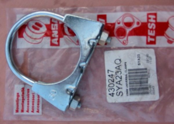 exhaust pipe clamp