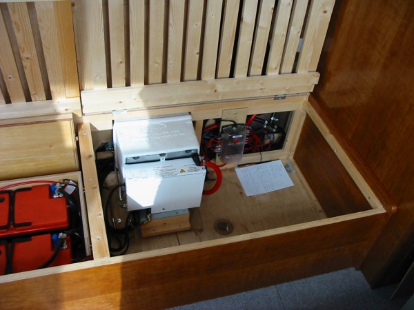 view of 12volt fuse box installation