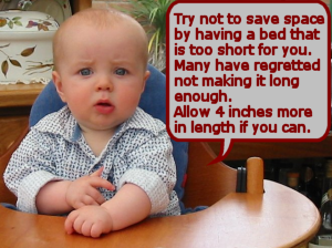 Our grandson Felix, he knows all about beds!