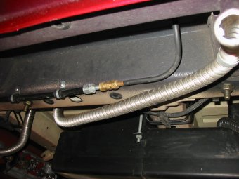 space heater in seat bed box