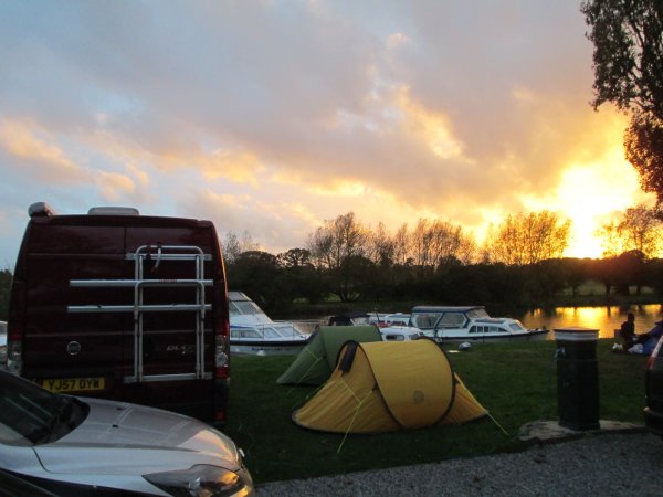 By the river Thames at Benson, Oxfordshire.