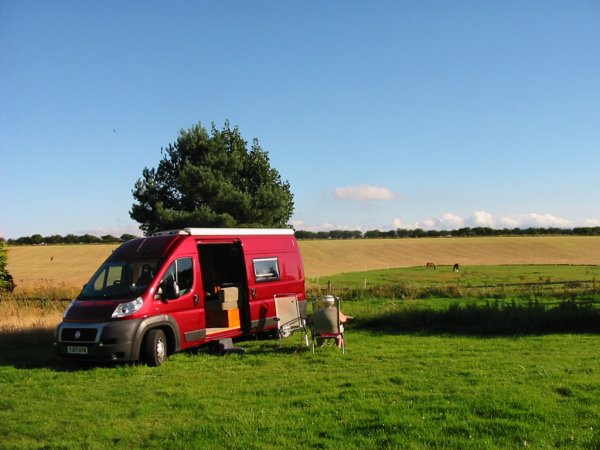 Farm site near Coldstream on the Scottish border