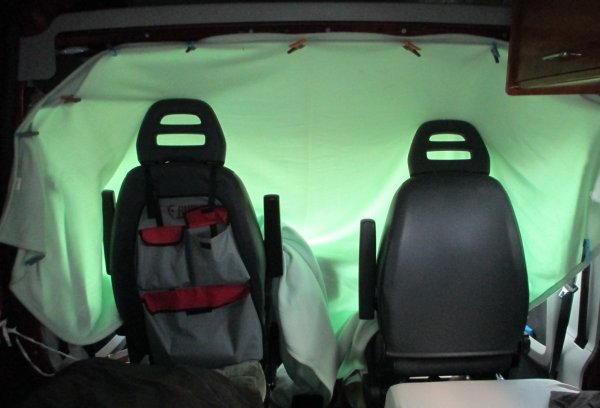 Wild camping and keeping warm