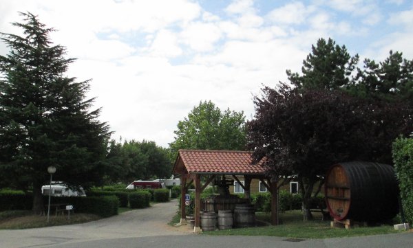 Fleurie campsite, France