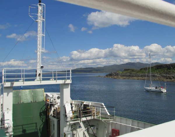 On board the Calmac ferry
