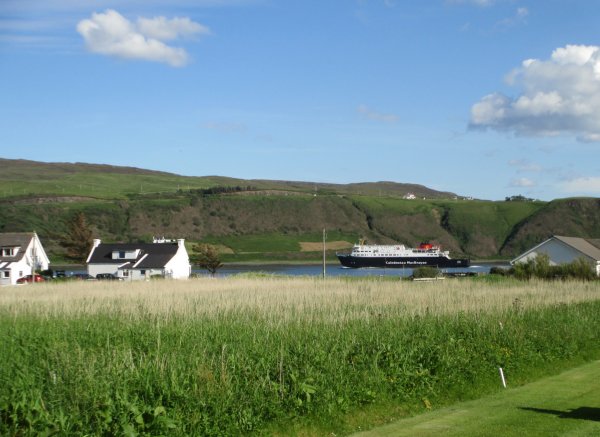 CalMac ferry at Uig