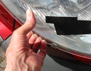 headlamp lower trim 