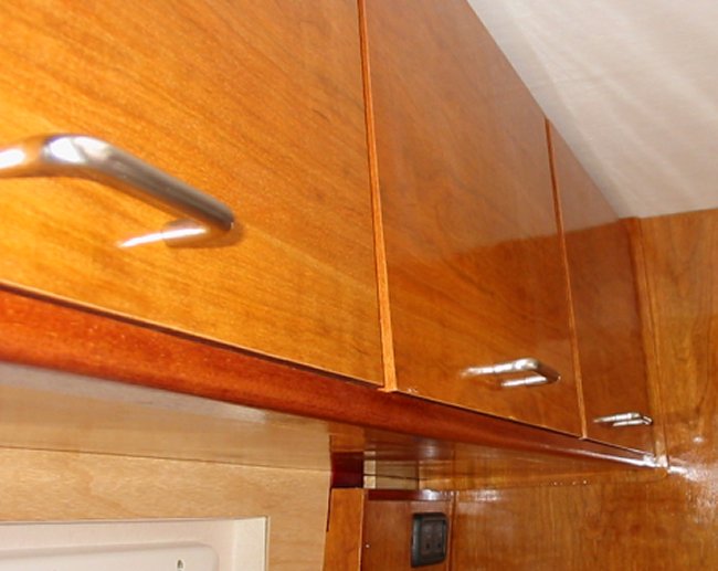 overhead locker end view