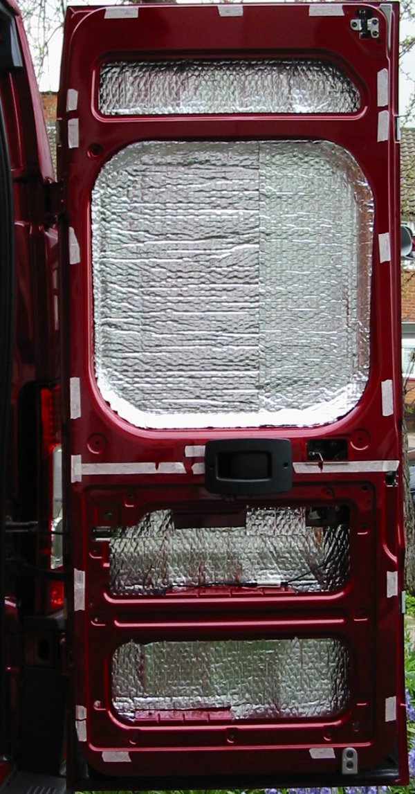 rear doors insulation