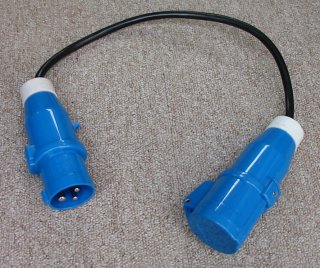 reversed UK adapter lead