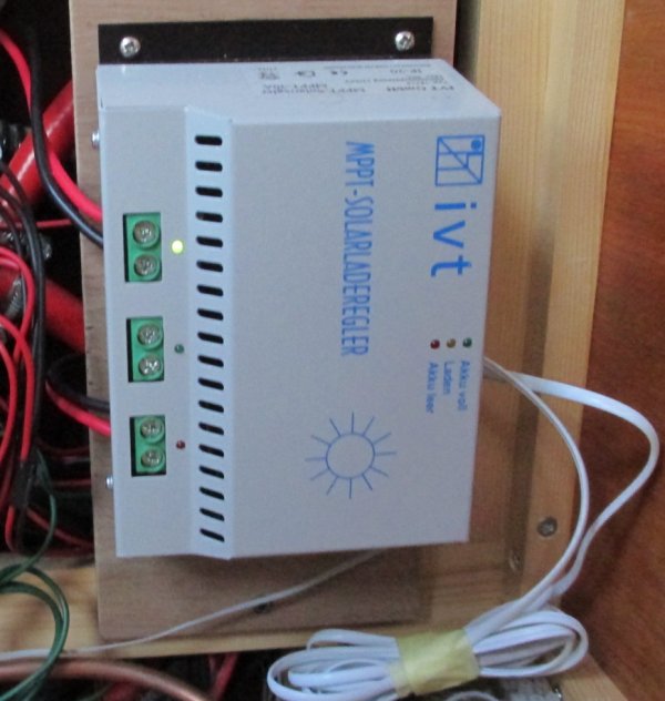 solar regulator in sofa box