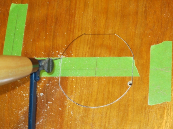 cutting out toilet filler hole